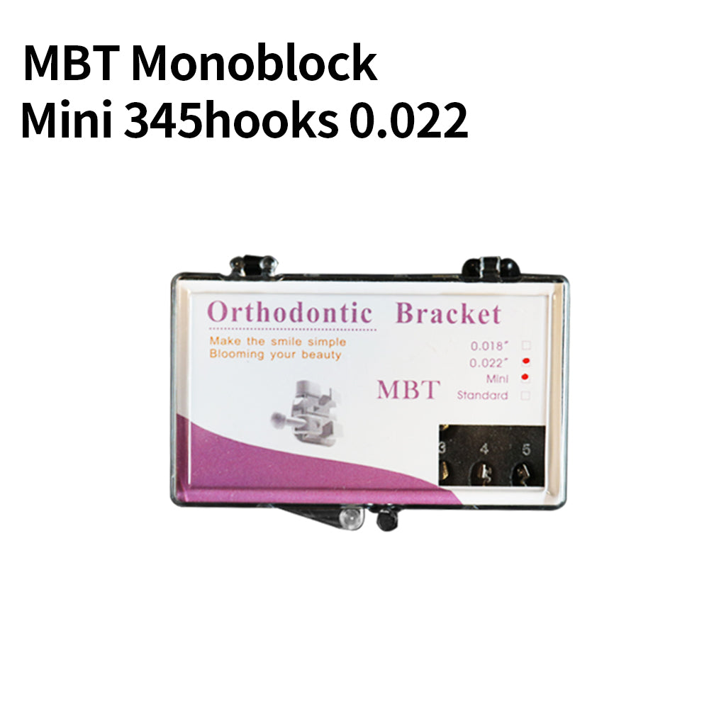 10packs 0.022 Mini Metal Orthodontic Brackets Braces 345 Hook