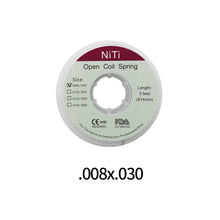 Load image into Gallery viewer, HRRSDental Orthodontics Niti Open Coil Springs 012/010 Inch 914mm /Piece 1Roll
