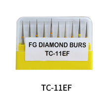 Cargar imagen en el visor de la galería, HRRSDental TC Orthodontic Dental Diamond Burs 10Pcs/Pack
