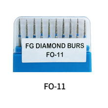 Загрузить изображение в средство просмотра галереи, HRRSDental FO Orthodontic Dental Diamond Burs 10Pcs/Pack
