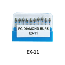 Ŝargi bildon en Galerio-spektilon, HRRSDental EX Orthodontic Dental Diamond Burs 10Pcs/Pack
