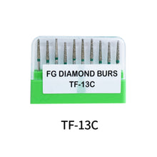 Ŝargi bildon en Galerio-spektilon, HRRSDental TF Orthodontic Dental Diamond Burs 10Pcs/Pack
