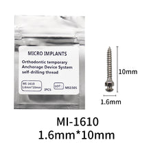 Ŝargi bildon en Galerio-spektilon, HRRSDental Dental Orthodontic Micro Implants Mini Screw Self-Taping Anchorage mix sizes
