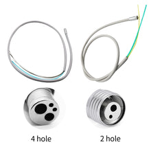 Load image into Gallery viewer, HRRSDental 2/4 Holes Dental Handpiece Hose Tube with Connector for High Speed Handpiece Dentistry Material
