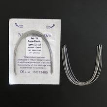 Ŝargi bildon en Galerio-spektilon, HRRSDental Super Elastic Niti Ovoid Dental Wire Purpura Pakado
