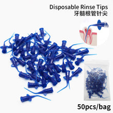 Load image into Gallery viewer, HRRSDental 50Pcs Dental Disposable Rinse Tips for Irrigation Teeth Whitening Flexible Composite Resin Rinse Tip Dental Tool
