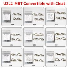 Load image into Gallery viewer, HRRSDental MBT Upper double Lower double Convertible Buccal Tube Molar Band With Cleat (33-41) 1Pack 4pcs/pack
