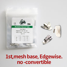 Load image into Gallery viewer, HRRSDental Edgewise 0.022 Single Non Convertible Buccal Tube 10Packs
