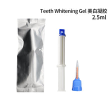 Load image into Gallery viewer, HRRSDental 2.5ml/5ml Dental Bleaching Gel Tooth Whitener Dual Barrel Syringe Teeth Whitening Gel 35%hydrogen Peroxide
