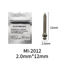 Cargar imagen en el visor de la galería, HRRSDental Dental Orthodontic Micro Implants Mini Screw Self-Taping Anchorage mix sizes
