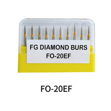 Cargar imagen en el visor de la galería, HRRSDental FO Orthodontic Dental Diamond Burs 10Pcs/Pack
