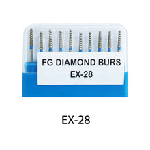 Ŝargi bildon en Galerio-spektilon, HRRSDental EX Orthodontic Dental Diamond Burs 10Pcs/Pack
