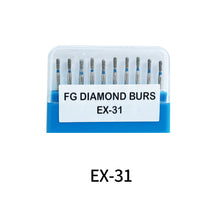 Cargar imagen en el visor de la galería, HRRSDental EX Orthodontic Dental Diamond Burs 10Pcs/Pack

