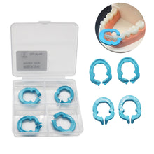 Load image into Gallery viewer, HRRSDental 4Pcs/Box Dental Rubber Dam Clamp Resin Matrix Ring Clips Matrix Fixed Clamp Autoclavable For Dental Lab Instrument
