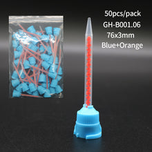 Ŝargi bildon en Galerio-spektilon, HRRSDental 50pcs/ Pack Disposable Impression Mixing Tips Silicone Rubber Film
