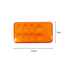 Ŝargi bildon en Galerio-spektilon, HRRSDental 1Pcs Dental Resin Teeth Shading Light Storage Box Orange Color Toning Tool
