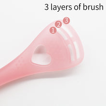 Cargar imagen en el visor de la galería, HRRSDental Tongue Surface Oral Cleaning Brushes Adult Children Soft Silica Gel Scraper Color Oral Cleaner Brush
