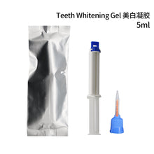 Ŝargi bildon en Galerio-spektilon, HRRSDental 2.5ml/5ml Dental Bleaching Gel Tooth Whitener Dual Barrel Syringe Teeth Whitening Gel 35%hydrogen Peroxide
