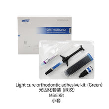Ŝargi bildon en Galerio-spektilon, HRRSDental DX. Dental Light Cure Orthodontic Adhesive Green Glue Kit
