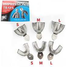 Load image into Gallery viewer, HRRSDental Upper and Lower Stainless Steel Autoclavable Teeth Holder Tray

