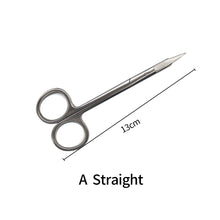 Загрузить изображение в средство просмотра галереи, HRRSDental 1Pcs 13cm/15cm Dental Stainless Steel Dressing Scissor Sharp Blunt Straight/Bend Head Surgical

