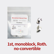 Load image into Gallery viewer, HRRSDental 1St Monoblock Roth Single 0.022 Non-convertible Buccal Tube 10Packs 4Pcs/Pack HRRSDental
