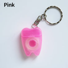 Cargar imagen en el visor de la galería, HRRSDental 4Color Portable Dental Floss with Key Chain Teeth Oral Care HRRSDental
