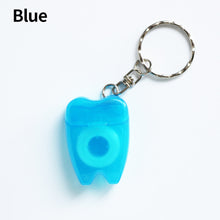 Load image into Gallery viewer, HRRSDental 4Color Portable Dental Floss with Key Chain Teeth Oral Care HRRSDental
