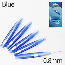 Load image into Gallery viewer, HRRSDental 5PCS Orthodontics Oral Hygiene Push-Pull Interdental Brush Adults Tooth Cleaning Floss Brush Tooth Pick Multi-Size Brush Head HRRSDental
