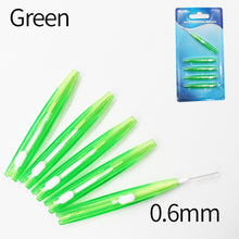 Load image into Gallery viewer, HRRSDental 5PCS Orthodontics Oral Hygiene Push-Pull Interdental Brush Adults Tooth Cleaning Floss Brush Tooth Pick Multi-Size Brush Head HRRSDental
