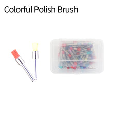 Cargar imagen en el visor de la galería, HRRSDental  Dental Polish Polisher Brush Nylon Brushes Flat 100pcs HRRSDental
