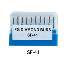 Cargar imagen en el visor de la galería, HRRSDental Orthodontic Dental Diamond Burs 10Pcs/Pack CR DI FL SF SI SO SR WR
