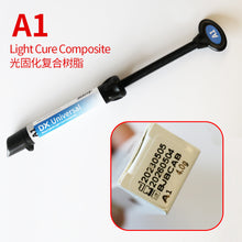 Load image into Gallery viewer, HRRSDental DX. Dental Universal Light Cure Hybrid Composite Resin A1 A2 A3 A3.5 1pcs 4g
