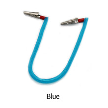 Load image into Gallery viewer, HRRSDental StainlessSteel Dental Bib Clips Chain Autoclavable Silicone Clip Colorful Bib Clip Napkin Holder Dental Disposable
