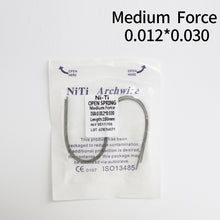 Load image into Gallery viewer, HRRSDental Orthodontic Niti Open Spring Elastic Coil Spring 0.010/0.012/0.014*180mm
