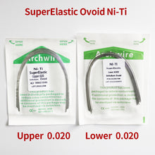 Загрузить изображение в средство просмотра галереи, HRRSDental Super Elastic Niti Ovoid Orthodontics Wire Green Packing
