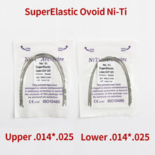 Ŝargi bildon en Galerio-spektilon, HRRSDental Super Elastic Niti Ovoid Dental Wire Purpura Pakado
