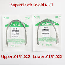 Загрузить изображение в средство просмотра галереи, HRRSDental Super Elastic Niti Ovoid Orthodontics Wire Green Packing
