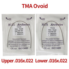 Загрузить изображение в средство просмотра галереи, HRRSDental TMA Ti-Mo Orthodontics Wire Ovoid Purple Packing
