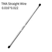 Загрузить изображение в средство просмотра галереи, HRRSDental TMA Ti-Mo Orthodontic Straight Rectangluar Arch Wire 35mm 10Pcs/Packs
