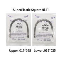 Load image into Gallery viewer, HRRSDental Super Elastic Niti Square Orthodontics Wire Purple Pack
