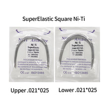 Load image into Gallery viewer, HRRSDental Super Elastic Niti Square Orthodontics Wire Purple Pack
