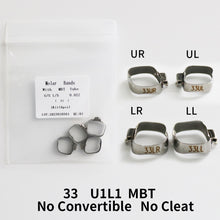 Load image into Gallery viewer, HRRSDental Molar Band with MBT Single Buccal Tube 10Packs 4 Pcs/Pack

