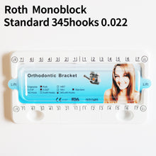 Cargar imagen en el visor de la galería, HRRSDental Roth 3/345-hook Long Plastic Package Bracket Metal 0.022 Standard/Mini 10Packs
