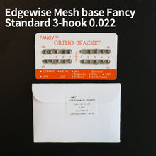 Загрузить изображение в средство просмотра галереи, HRRSDental Edgewise Mesh Base Metal 0.022 Bracket Orange/Blue PaperBag
