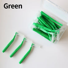 Load image into Gallery viewer, HRRSDental L Shape Brushes Oral Care Teeth Angle Interdental Brushes 20Pcs
