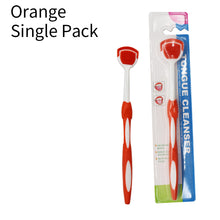Load image into Gallery viewer, HRRSDental Silicone Tongue Scraper Oral Cleaner Brush Clean Tongue Oral Cleaning Brushes Tongue Hygiene CareMouth Fresh Breath Scraping
